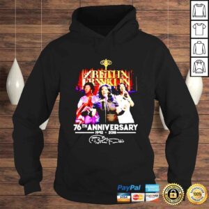 Hoodie Aretha Franklin 76Th Anniversary 19422018 Signature shirt