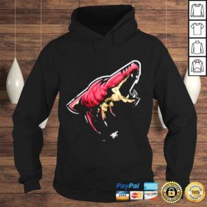 Hoodie Arizona Coyotes Fanatics Branded Personalized Midnight Mascot Logo TShirt