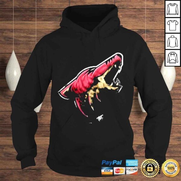 Arizona Coyotes Fanatics Branded Personalized Midnight Mascot Logo TShirt - Image 4