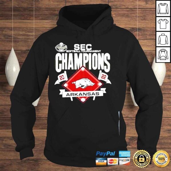 Arkansas Razorbacks Sec Champions 2022 Shirt - Image 4