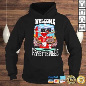 Hoodie Arkansas Razorbacks Welcome To Fayetteville shirt