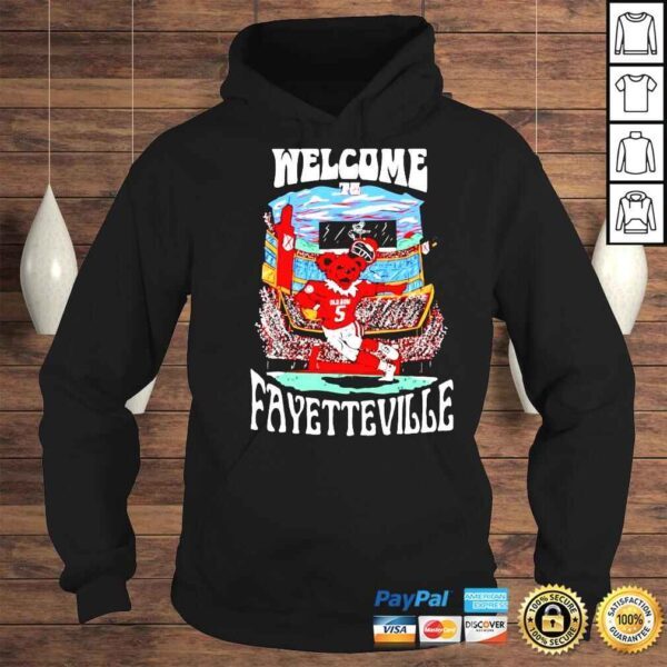 Arkansas Razorbacks Welcome To Fayetteville shirt - Image 4