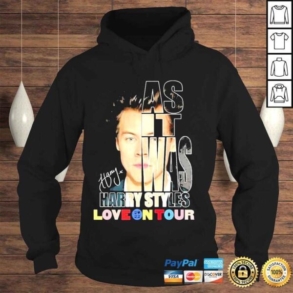 As it was Harry styles love on tour 2022 shirt - Image 4