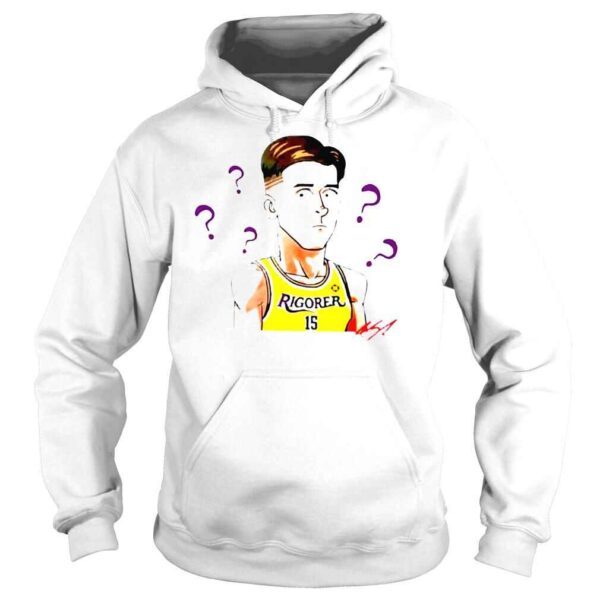 Austin Reaves Los Angeles Lakers cartoon signature 2022 T shirt - Image 4