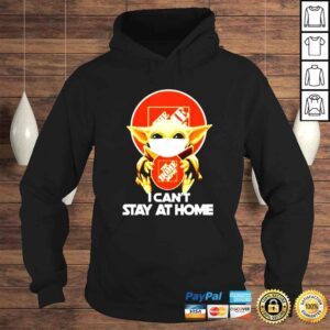 Hoodie Baby Yoda Hugs The Home Depot I Cant Stay At Home shirt