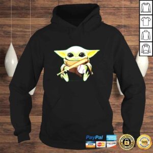 Hoodie Baby Yoda Player Disney Baseball Shirt