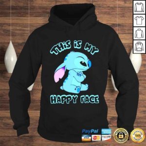 Hoodie Baby Yoda this is my happy face shirt