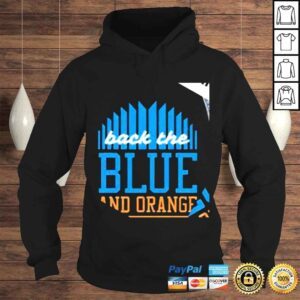 Hoodie Back the Blue and Orange shirt