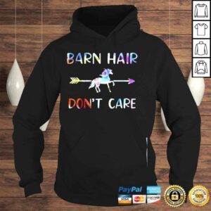 Hoodie Barn hair dont care rancher horse riding horseman cowgirl shirt