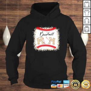 Hoodie Baseball Mom Leopard Softball Mom Mothers Day Shirt