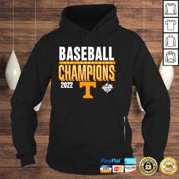 Baseball Tennessee sec championship 2022 shirt - Image 4