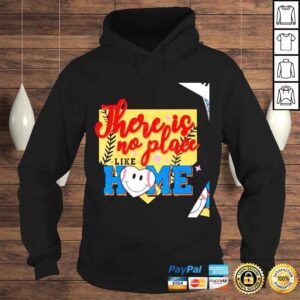 Hoodie Baseball there is no place like home heart shirt