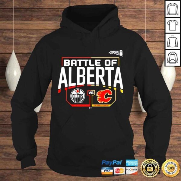 Battle Of Alberta Edmonton Oilers vs Calgary Flames Shirt - Image 4