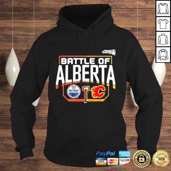 Battle of alberta stanley cup playoffs shirt - Image 4