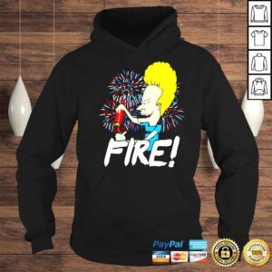 Hoodie Beavis Fire 4th Of July Funny Shirt