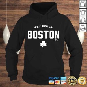 Hoodie Believe in Boston sullys brand trevor story red sox shirt