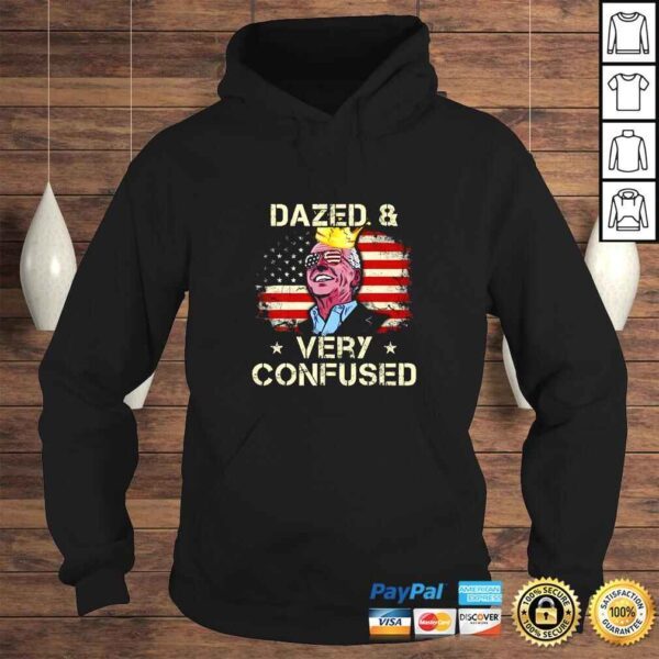 Biden Dazed And Very Confused Vintage USA Flag TShirt - Image 4