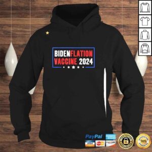 Hoodie Bidenflation Vaccine 2024 Anti Joe Biden Voting Shirt