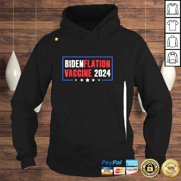 Bidenflation Vaccine 2024 Anti Joe Biden Voting Shirt - Image 4