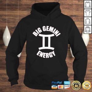 Hoodie Big Gemini energy shirt