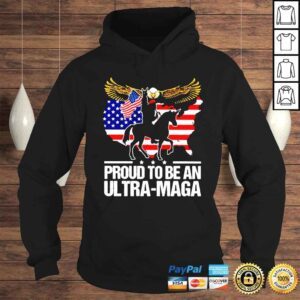 Hoodie Bigfoot riding unicorn proud to be an UltraMaga shirt