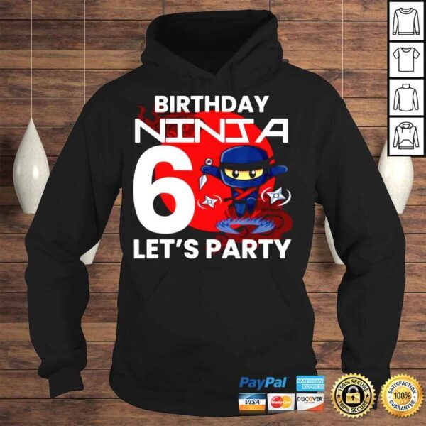 Birthday Ninja Ninjas Karate WarriorShirt Shirt - Image 4