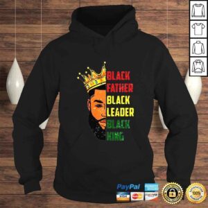 Hoodie Black King African American Natural Afro shirt