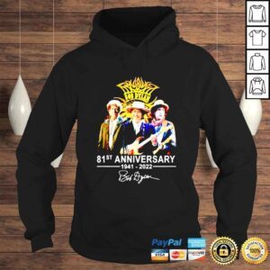 Hoodie Bob Dylan 81St Anniversary 19412022 Signature shirt