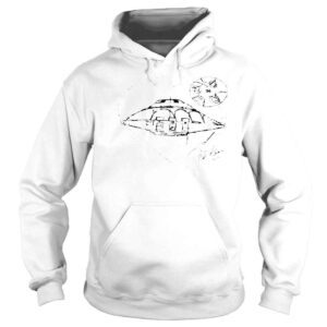 Hoodie Bob lazar ufo drawing shirt