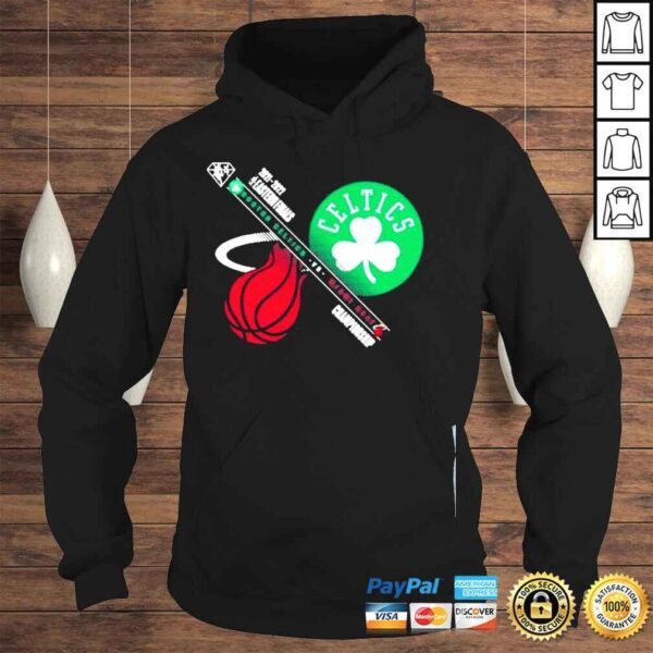 Boston Celtics Miami Heat 2022 Shirt - Image 4