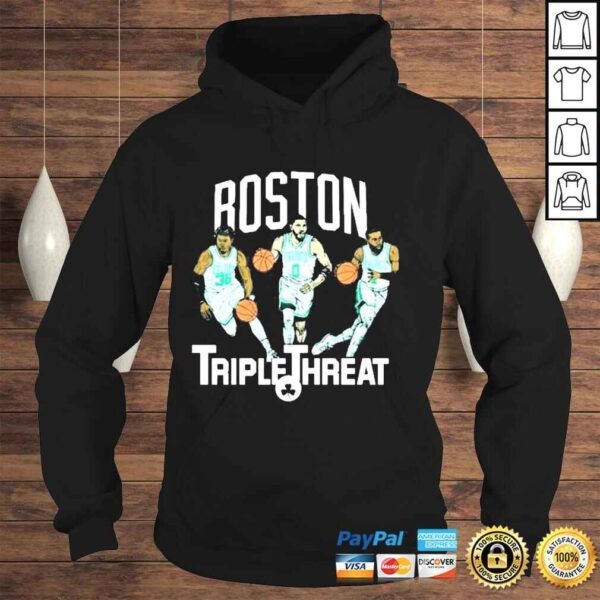 Boston Celtics Triple Threat 2022 Shirt - Image 4