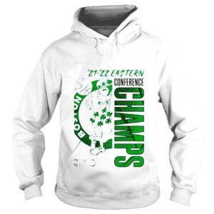 Hoodie Boston celtics championship Boston celtics 2022 eastern conference champions locker room shirt