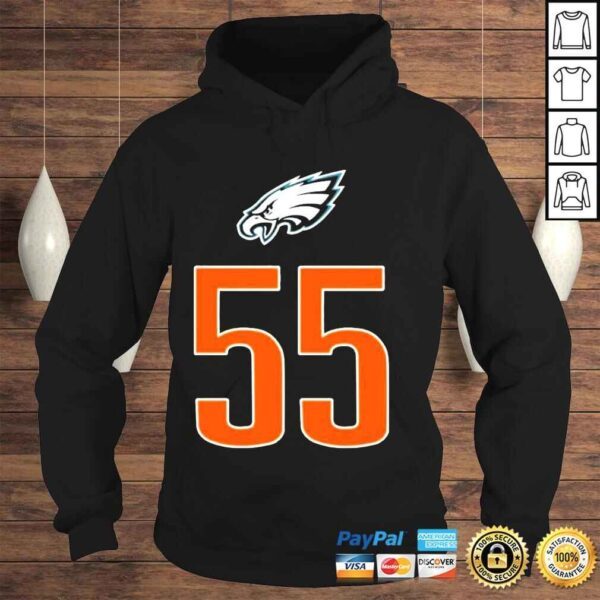 Brandon graham 55 fly eagles fly shirt - Image 4