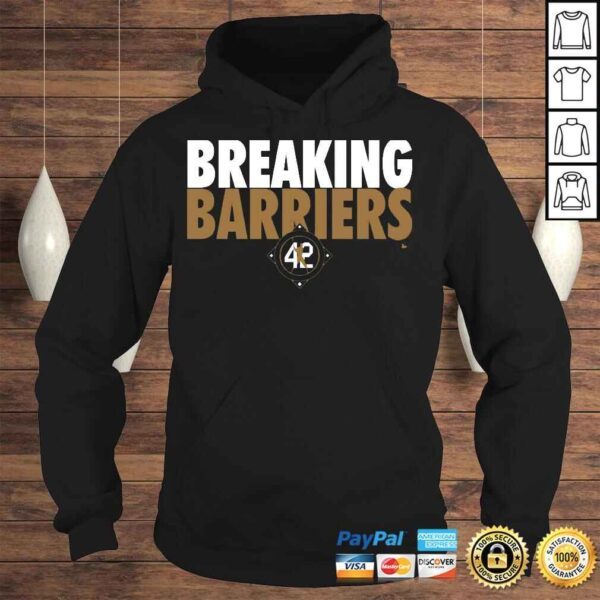 Breaking barriers jackie robinson 42 shirt - Image 4