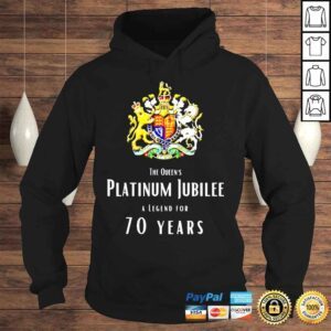 Hoodie British Queen Monarchy The Queens Platinum Jubilee TShirt