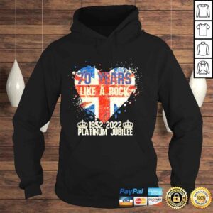 Hoodie British queen monarchy platinum jubilee 70th anniversary shirt