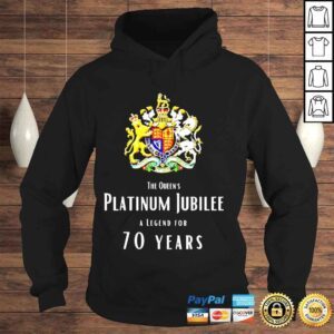 Hoodie British queen monarchy the queens platinum jubilee shirt