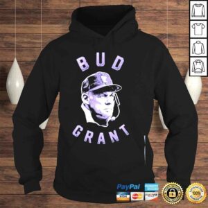 Hoodie Bud grant vikings hall of fame shirt