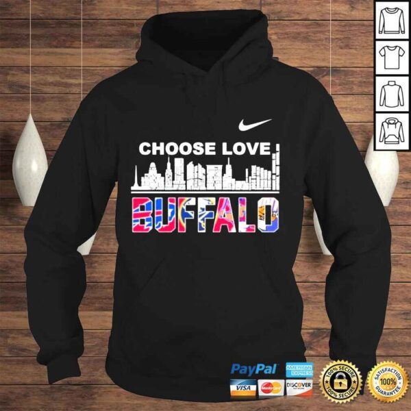 Buffalo city team player choose love signature shirt - Image 4