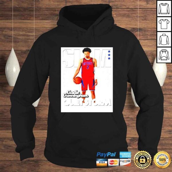 Cade Cunningham Detroit Pistons Quiet Storm Slam Cover shirt - Image 4