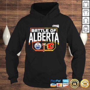 Hoodie Calgary Flames Vs Edmonton Oilers Battle Of Alberta Shirt