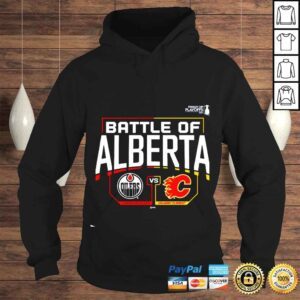 Hoodie Calgary Flames vs Edmonton Oilers 2022 Stanley Cup Playoffs Battle of Alberta shirt