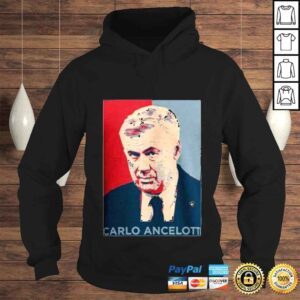 Hoodie Carlo ancelottI coach real madrid champions league final 2022 shirt