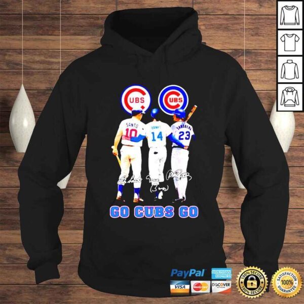 Chicago Cubs Santo 10 Banks 14 Sandberg 23 Signatures shirt - Image 4