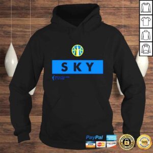 Hoodie Chicago Sky Ceramic official team issue of the WNBA shirt