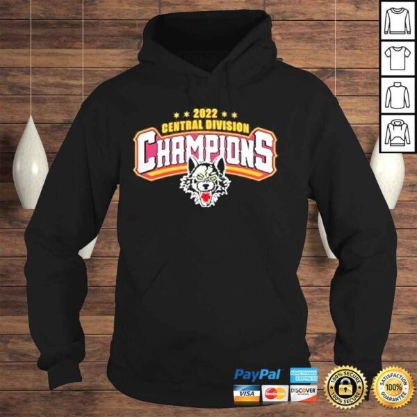 Chicago Wolves 2022 Central Division Champions Shirt - Image 4