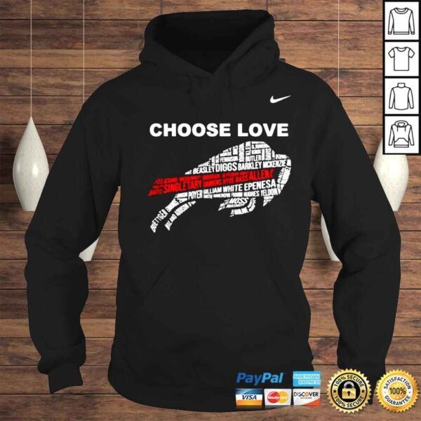 Choose Love Buffalo Shirt Stop Hate End Racism Equal Rights Shirt - Image 4