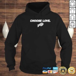 Hoodie Choose Love Buffalo logo rugby shirt