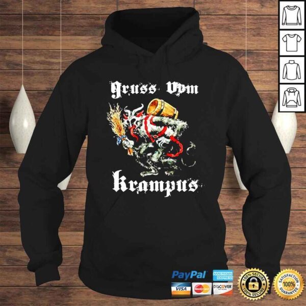 Christmas Gruss Vom Krampus Eve Naughty Kids shirt - Image 4