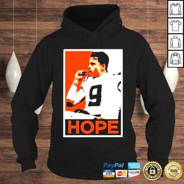 Cincinnati Bengals Joe Burrow Smoking Cigar Champ Hope Poster Shirt - Image 4